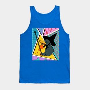 Halloween Goose Witch Conjuring Up Duck Tank Top